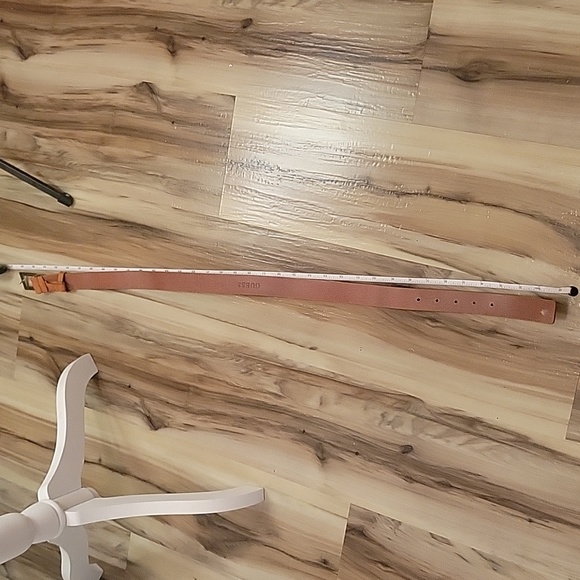 Guess Rhinestone Buckle & Camel Color Belt - Picture 15 of 16